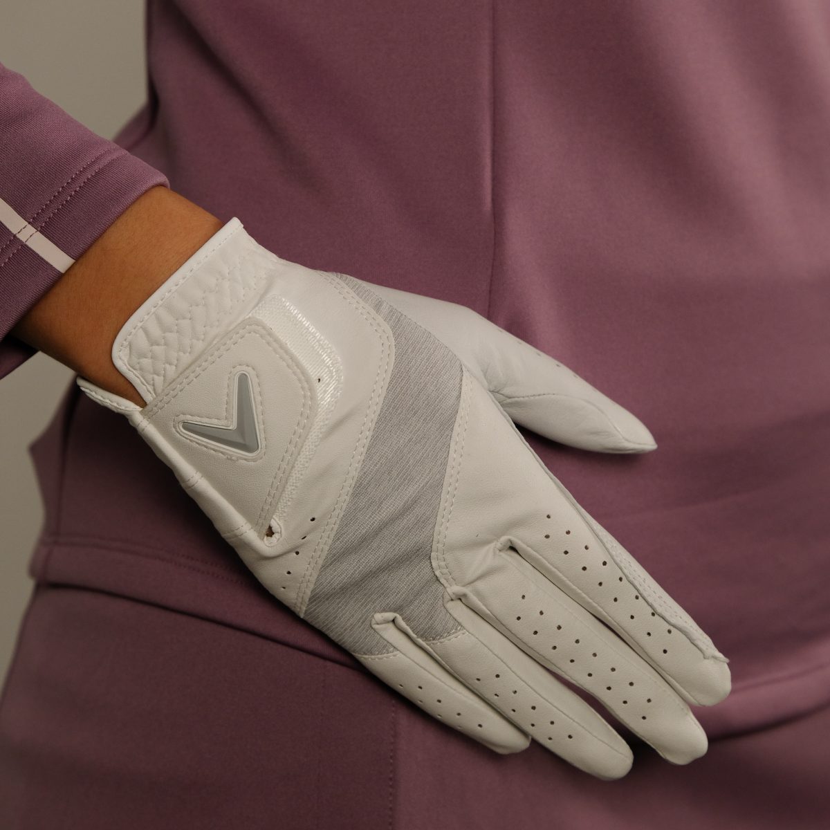 fusion left hand dam white/silver