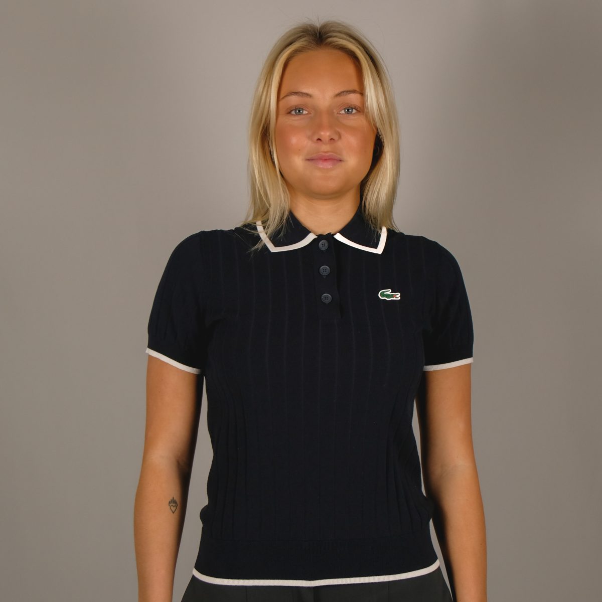 af9430 00 hhw blue/white piké knit