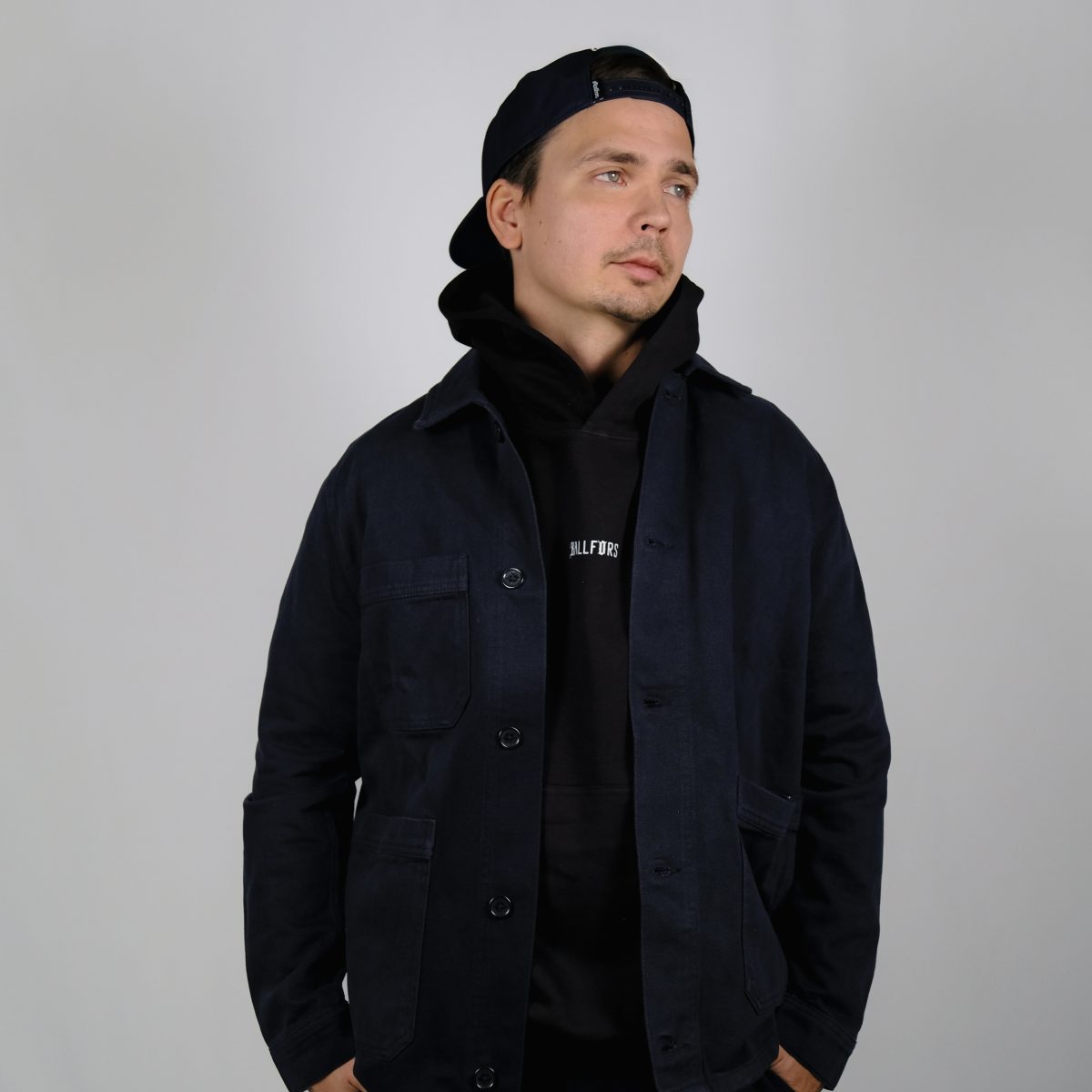 kallfors overshirt navy