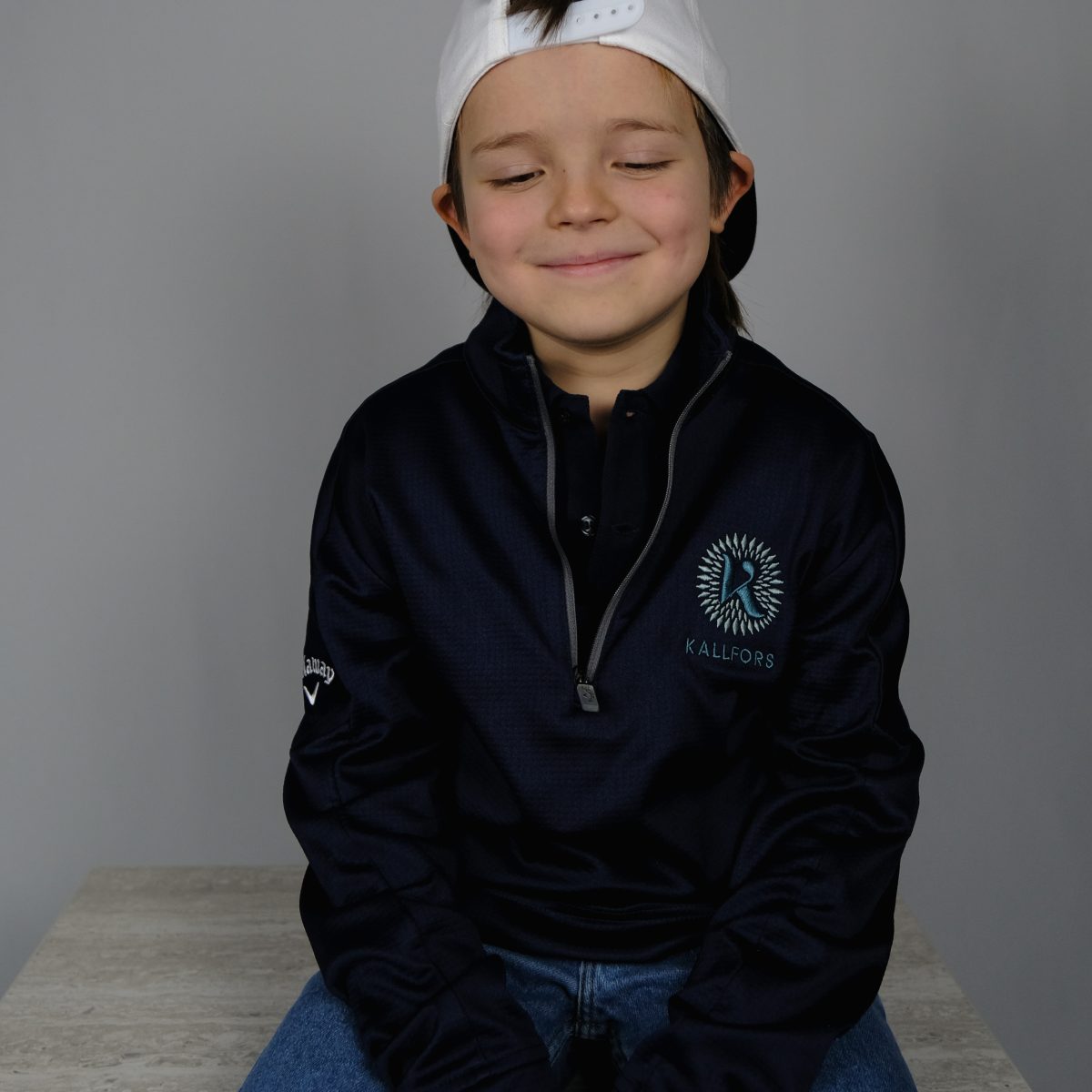 kallfors junior zip tröja
