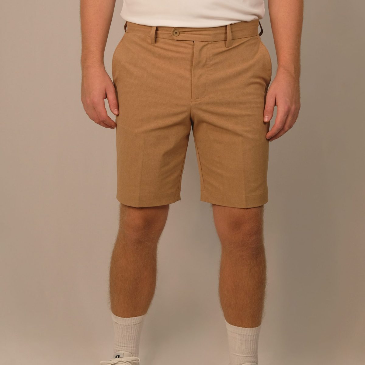 vent shorts beige