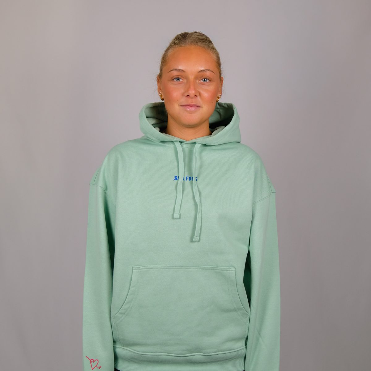 kallfors urban hoodie mintgrön