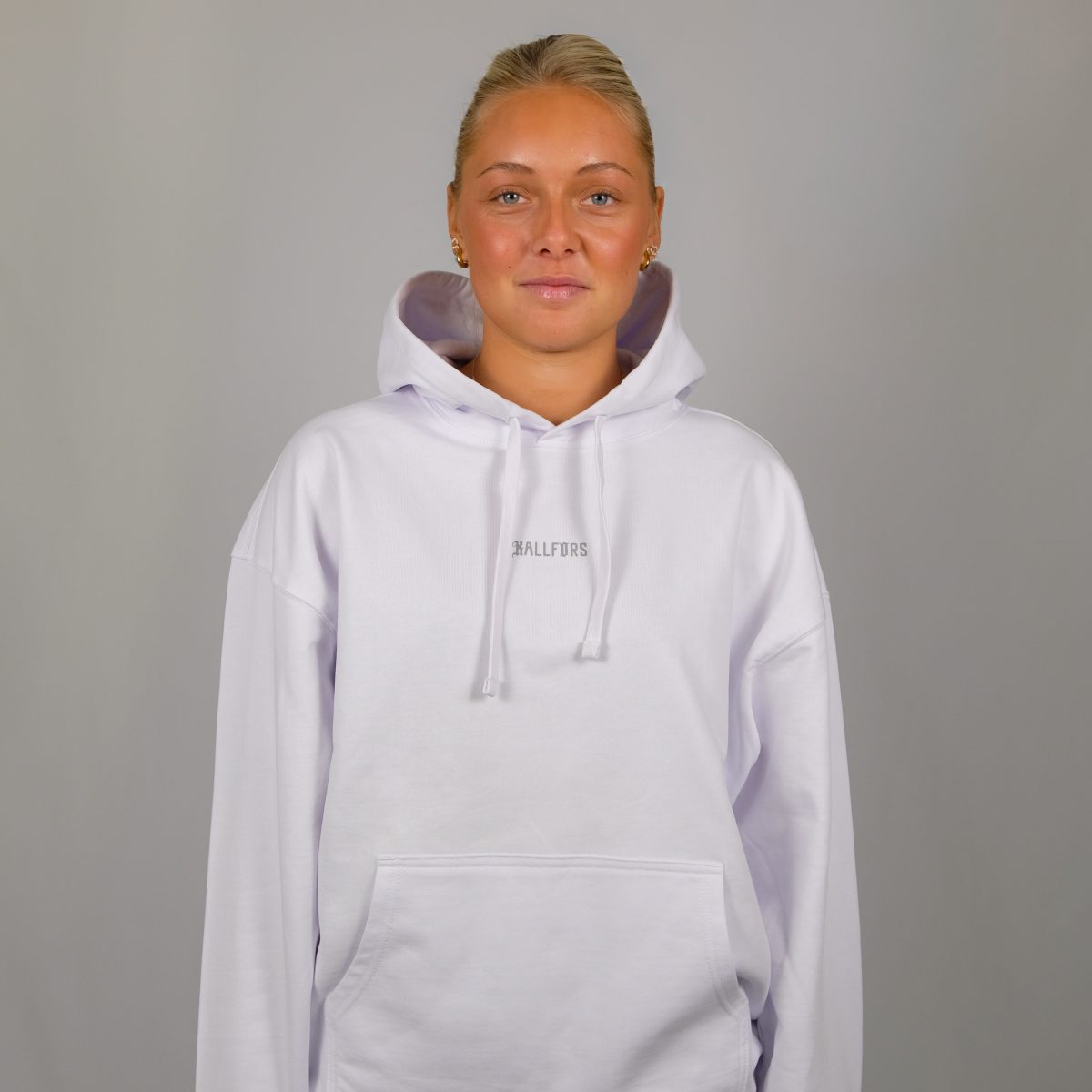 kallfors urban hoodie white/grey